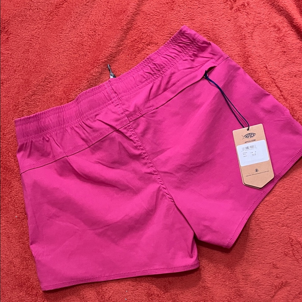 AFTCO Women's Bold Pink Athletic Shorts - Picture 5 of 5